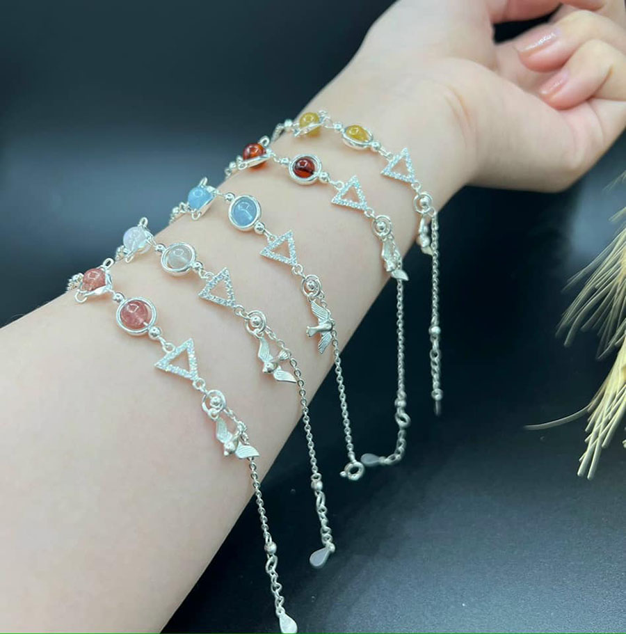 Lắc Xinh Mix Bạc